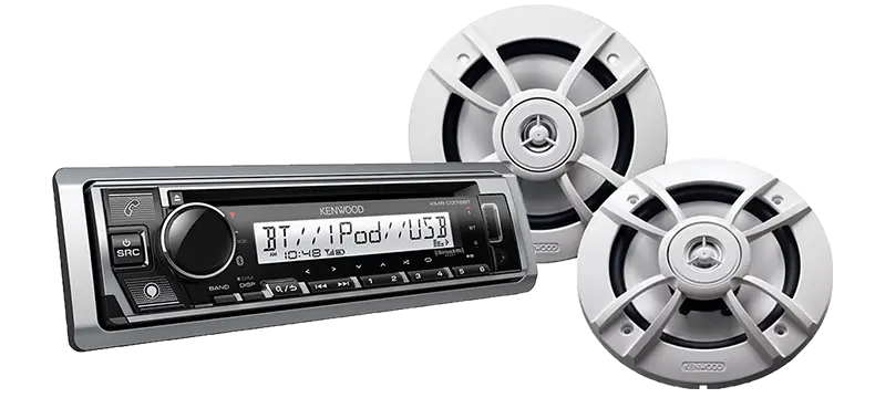 [PKG-MR378BT] Kenwood PKG-MR378BT Marine Package 